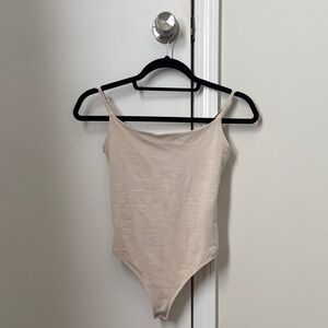 Abercrombie & Fitch Nude Spaghetti Strap Sleeveless Bodysuit - Size XS